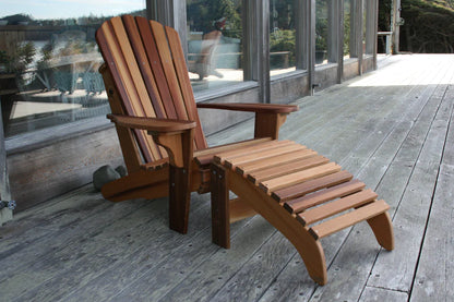 Clear Cedar Adirondack Footrest