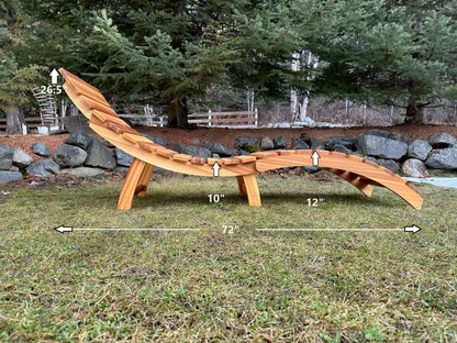 Clear Cedar Lounger