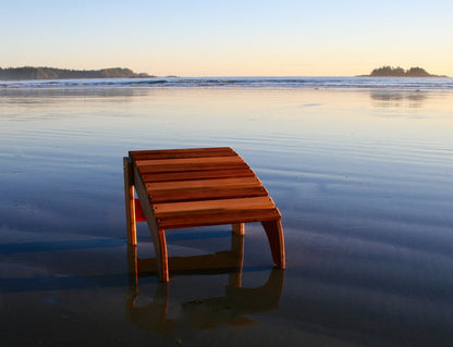 Clear Cedar Adirondack Footrest