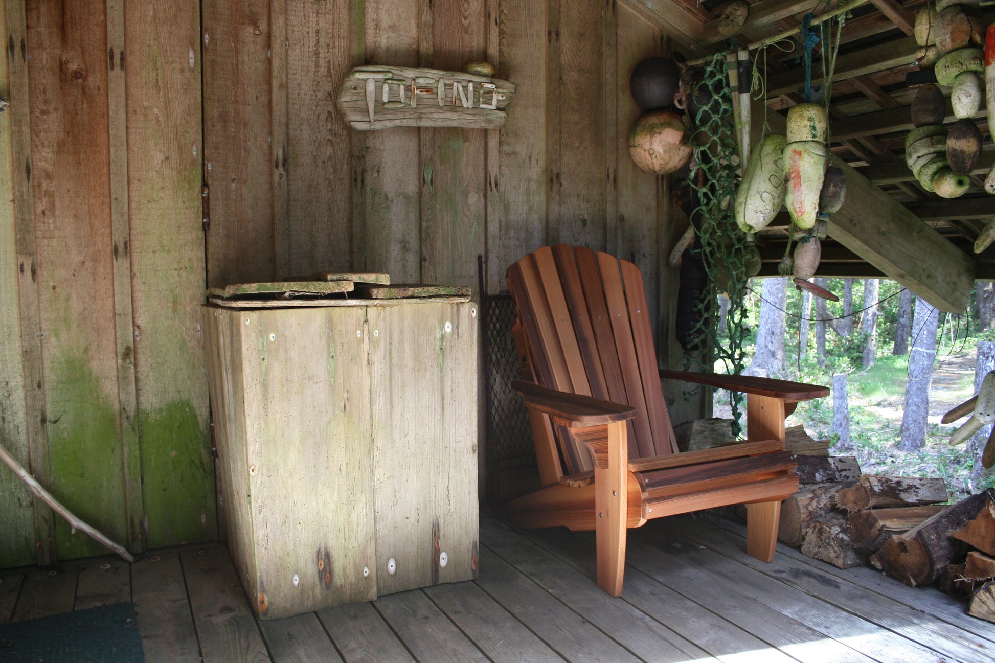 cedar adirondack chair